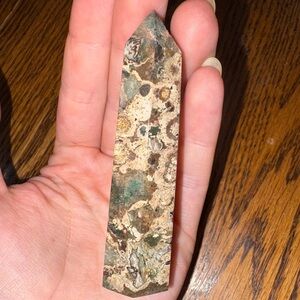 Natural Stone Rainforest Jasper Crystal Tower